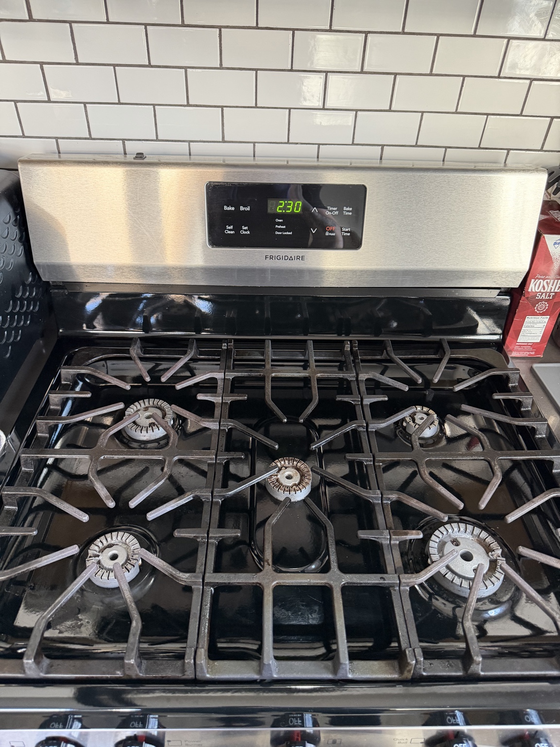 Stove before cleaning